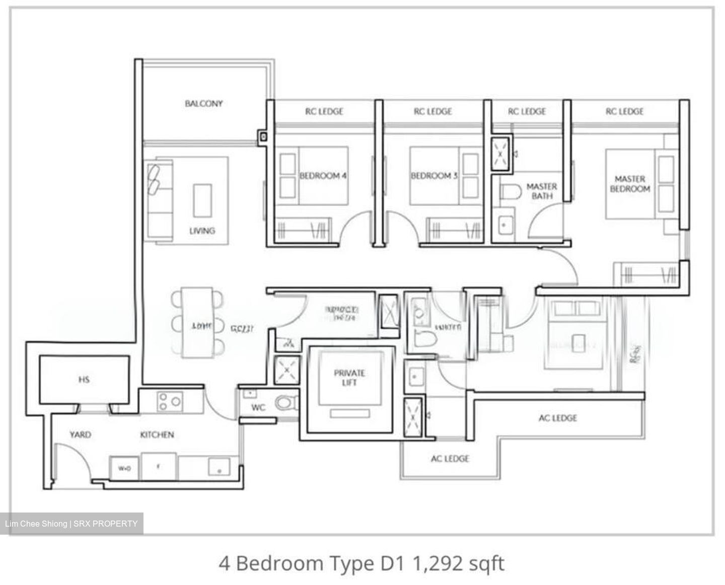 Amo Residence (D20), Apartment #518963221